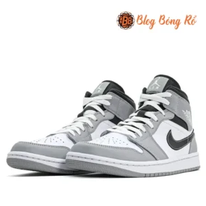 Giày bóng rổ Jordan 1 Mid Smoke Grey